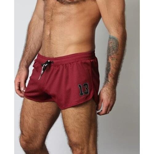 Mens sleeping Pants Shorts Mesh Quick-Dry Outdoor Fitness Squat Training Basketball Pants male Casual Shorts