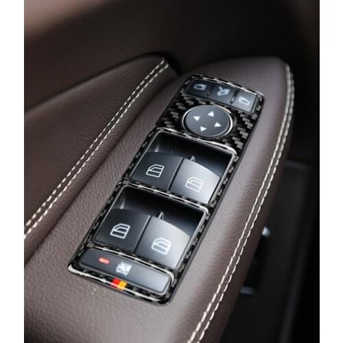 Window Lift Adjustment Frame Trim Cover Sticker for Mercedes Benz GL ML CLA GLA GLE A B C E Class Interior Car Accessories