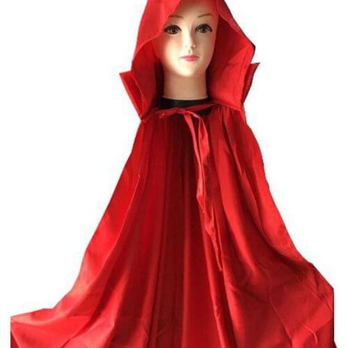 Halloween Vampire Cape Collar + hooded 90 Cm Red 431616965