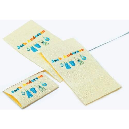 Custom Folding Labels / Custom Brand labels, Clothing labels, Childrens clothing ,Sewing (FR124)