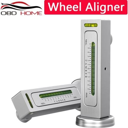 Wheel Alignment Gauge Tool Universal Adjustable Magnetic Camber Castor Strut Four Wheel Positioner Aligner Bubble Tool