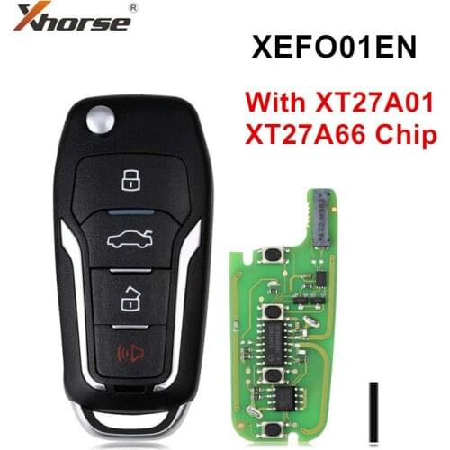 Xhorse XEFO01EN VVDI Super Remote with XT27 XT27A66 Super Chip Work for VVDI2 /VVDI MINI Key Tool/VVDI Key Tool Max