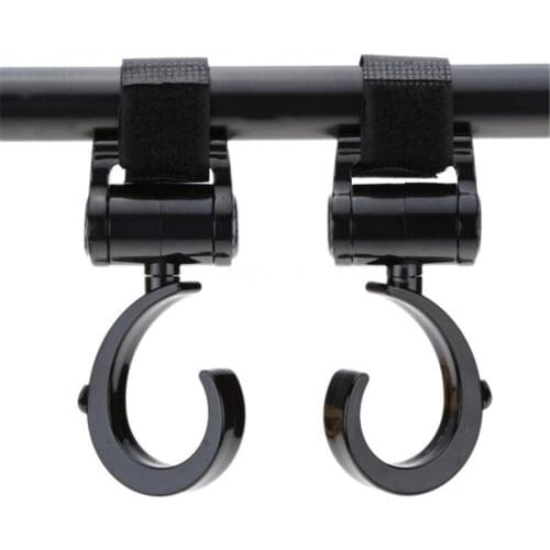 2pcs/lot Baby Stroller Hooks Baby Bag Stroller Hooks Baby Hanger Pram Cart Hook 360 Degree Stroller Accessories