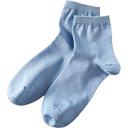 3Pairs/Lot Silk Socks Skin-Friendly Knitted Silk Women Socks Ankle Seamless Toe Breathable And Soft Girls Socks