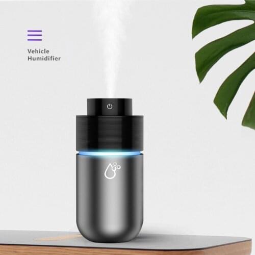 Car Aroma Diffuser USB Car Humidifier Spray Car Air Purifier Eliminates Odor LED Lights Aromatherapy Air Freshener
