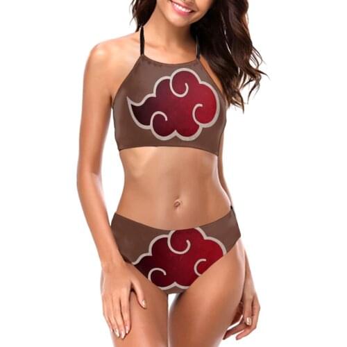 Bikinis Akatsuki (15) Exotic 2021 Women Swimsuit Low Waist swimsuit separate Comic Anime Game Women bathing suit SwimSuit
