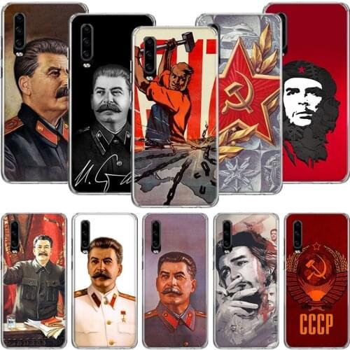 Russian Stalin Ussr Communism Phone Case For Huawei P30 P40 P20 P10 Mate 20 10 30 Lite Pro P Smart Z Plus Printing Cover Coque S