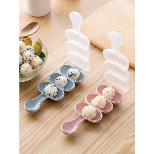 Home shaking music rice ball mould household childrens complementary food shaking rice ball rice ball grinding tools baby