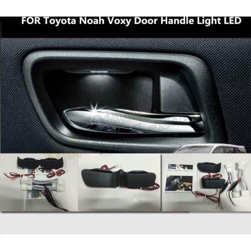 FOR Toyota Noah Voxy 80 Series 2015-2019 modified door handle light doorknob light interior atmosphere decoration LED
