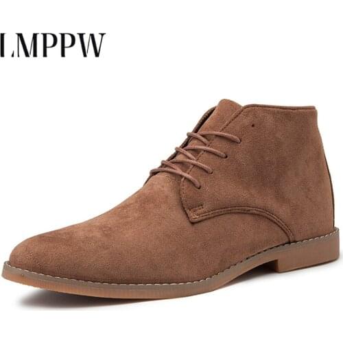 2021 New Brand Men Boots Mens Chelsea Boots Top Quality Mens Casual Shoes Retro Leather Boots High Top Men Shoes Ankle Boot 2a