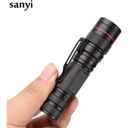 Mini 800LM Portable Lanterna XPE LED Flashlight Waterproof Aluminum Alloy 3 Modes Zoomable Flashlight Torch For Outdoor Lighting