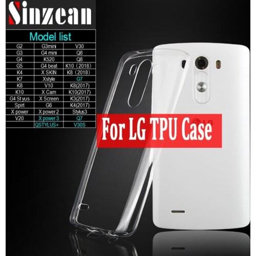 50pcs TOP Clear TPU case For LG K22/K22 PLUS/K42/K52/K62/K40S/K50S/K41S/K51S/K31/K52S Soft Silicon case