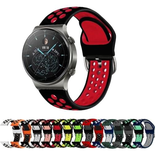 For GT2 Pro Strap Silicone Watchband for Huawei Watch GT 2 GT 46mm /GT 2e /HONOR Magic Band Sport Bracelet 22MM Wristband Correa