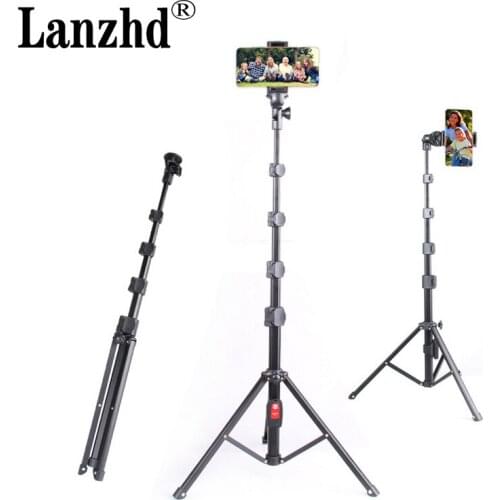Lightweight Selfie Stick Tripod Stand 51" Extendable Phone Mount Stand Wireless Remote For iPhone 11 Pro XR Gopro Digtal Camera