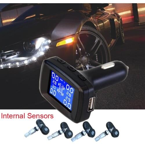 BigBigRoad Car TPMS Tire Pressure Monitoring System For Suzuki Grand Vitara Alto Alivio Liana A6 S-cross Jimny Vitara