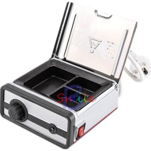 1pcs Dental Lab Equipment Wax Heater 3-well Wax Heating Analog Dipping Pot