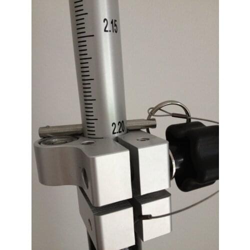 TELESCOPIC CARBON FIBER PRISM GPS POLE,TOTAL STATION,SURVEYING,TRIMBLE,TOPCON