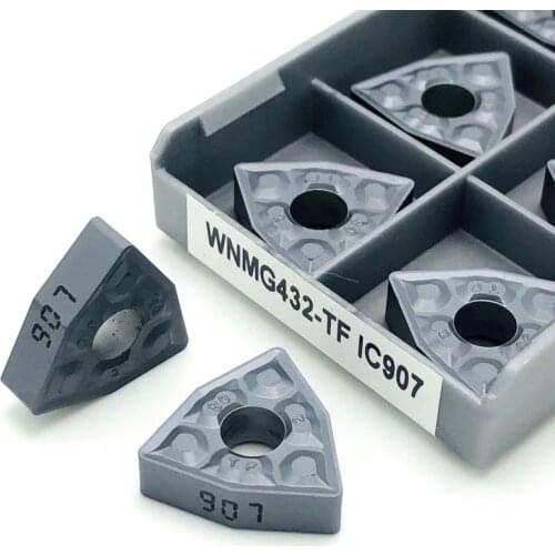 Turning tool WNMG080404 WNMG080408 TF IC907/IC908 carbide insert CNC lathe tool machine tool WNMG080408 parts metal turning tool
