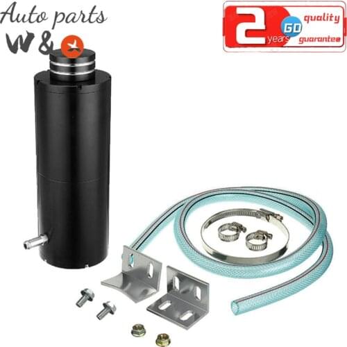 Unbiversal Overflow Catch Tank Radiator Coolant Cooling Aluminum Alloy Catch Tank Overflow Reservoir 800ml