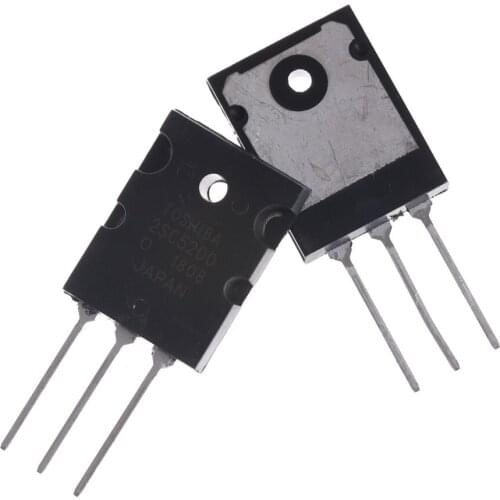 1 pair 2SA1943 2SC5200 TO-3PL Silicon NPN + PNP Audio Amplifier Transistor