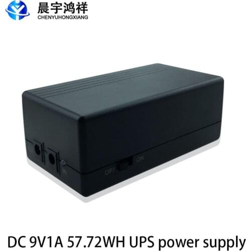 9V1A 57.72W Mini UPS battery backup monitoring router backup power supply uninterruptible power supply