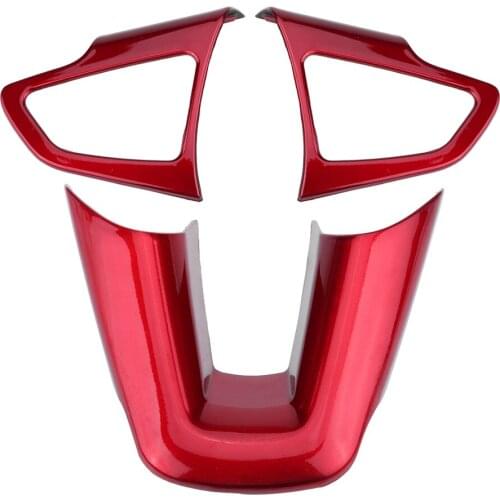 ABS Car Styling Steering Wheel Buttons Decoration Cover Trim Sticker For Ford Focus 2015-2018 Steering Wheel Buttons Trim