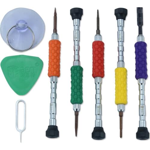 BST-669 Screwdrivers Multi-Function Precision Screwdriver Set for iPhone 7 Electronics Repair Opening Tools 8 in 1 Screwdriver