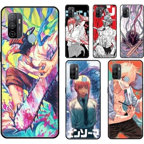 Chainsaw Man Horror Anime Case For OPPO F5 F7 Reno 4 Pro 2 2Z A52 A72 A92 A1K A5S A15 A83 A5 A9 A53 A31 2020 Cover