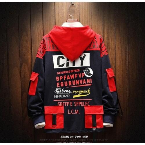 Mens Hoodies Men 2019 Autumn Sweatshirt Male Hip Hop Harajuku Japanese Streetwear Black Hoodie Men Sweatshirts Man Y248