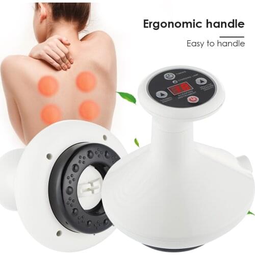 Electric Cupping Massager Vacuum Suction Cups Anti Cellulite Heating Therapy Guasha Scraping Fat Burner Slimming Body Massagers