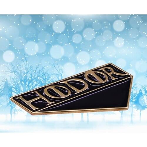 Hodor Door Stopper door wedge enamel Pin Asofai George R R Martin Funny Backpack Hat brooch Not all superheroes wear capes badge