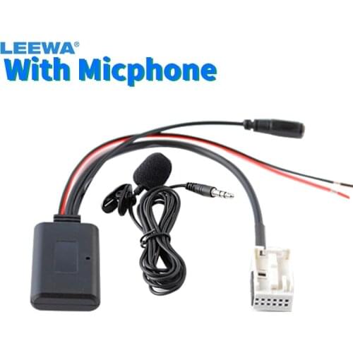 LEEWA 5pcs Car Wireless Bluetooth Module Adapter Radio Audio Aux Cable Adapter for Volkswagen RCD210 RCD310 RNS300 RNS310 RCD510