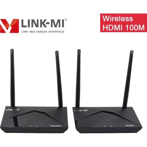 LINK-MI 100m Wireless HDMI Video Audio Extender Kits 1080p@60Hz Support IR Control long distance transmission