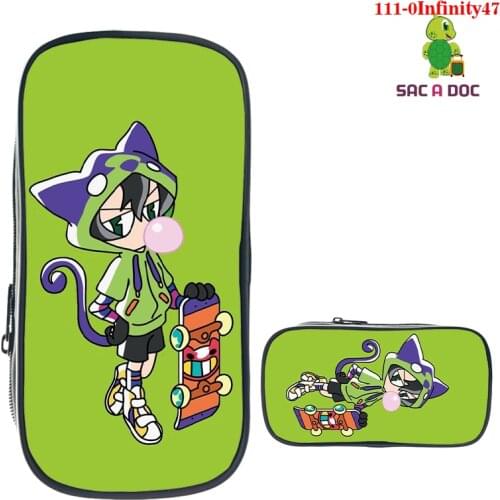 New 2021 Creative Sk8 The Infinity Pencil Case Stationery School Pen Case Storage Office Supplies Bag Women Makeup Cosmetic Bag