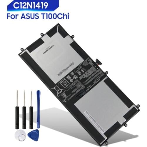 Original Replacement Battery For ASUS T100 Chi T100Chi C12N1419 Genuine Laptop Tablet Battery 7660mAh