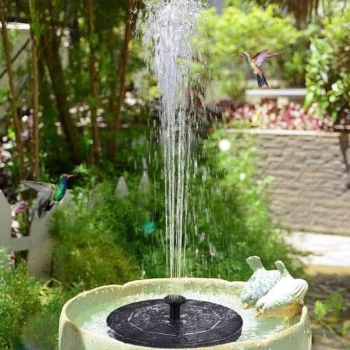 Floating Solar Fountain Pump Portable LED 9V3W Solar Powered Water Fountain For Birdbath Garden Backyard Pond Pool Decoration