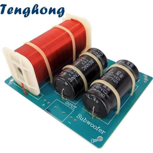Tenghong 500W Pure Subwoofer Crossover Bass Woofer Filters Frequency Divider 1 Way For Car Audio Speaker Home Theater DIY Board