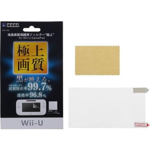 T3EE Ultra Clear Protective Film Surface Guard Cover for nintendo WII U Gamepad