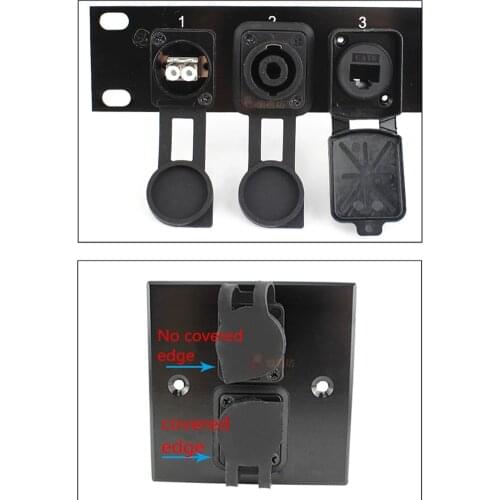 10pcs/lot High-quality D-size Type-D XLR Carnon audio HDMI BNC power base socket dust-proof and waterproof silicone cover