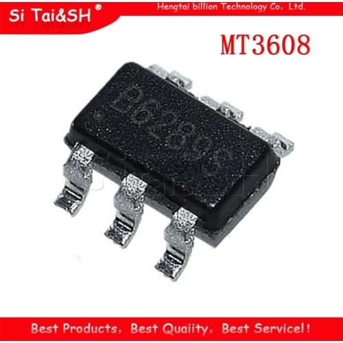 10PCS MT3608 SOT23 FM3608 3608 SOT23-6