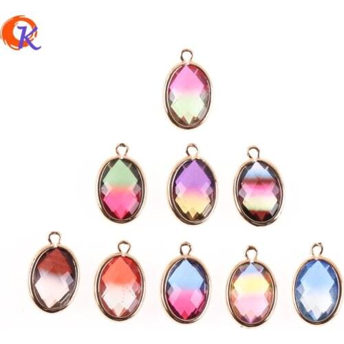 Cordial Design 50Pcs 12*19MM Jewelry Accessories/Charms Jewelry/Crystal Pendant/Earring Parts/DIY/Hand Made/Earring Findings