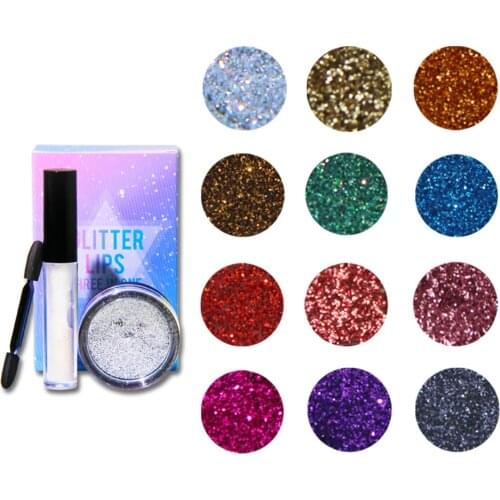 Glitter Sequins Eyeshadow Glitter Highlighter Shimmer Makeup Pigment Private Label