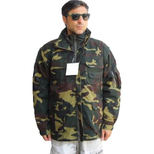 Polycotton cotton hunting fishing jacket vest jacket outerwear fleece inside