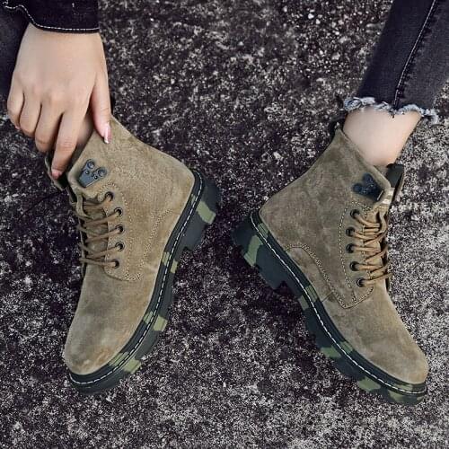 Mens boots leather winter snow boots fashionable mens winter boots round toe tube calfskin boots mens ankle boots