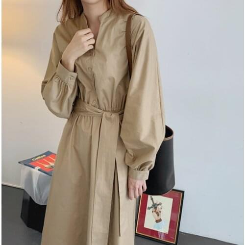 2021 New Summer Shirt Dress Evening Female Vintage Dress Party Oversize Long Sleeve Beach Women Dresses Robe Vestido Pure