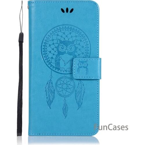 New Cowboy Solid PU Mobile Phone Case for MOTO G6 2018 Owl embossed leather case Sheii for Moto G6 2018 Cover Copue