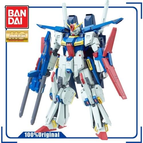 BANDAI PB Limit MG 1/100 ZZ GUNDAM Enhanced Suit Assembly Model Action Toy Figures Gifts for Children