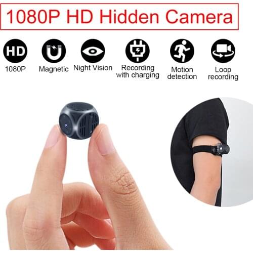 Sensor Night Vision Mini Camera HD Camcorder Camera 1080P Monitor Small Security Camera Surveillance Secret Video Recorder