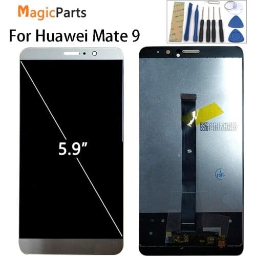 Touch Screen For Huawei Mate 9 IPS LCD Display Digitizer Sensor Glass Panel Assembly 5.9 inch 1920*1080 Frame with Free Tools