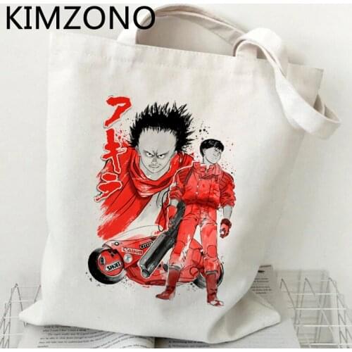 Akira shopping bag tote canvas eco shopper shopper grocery bag fabric woven bolsa compra string sacolas
